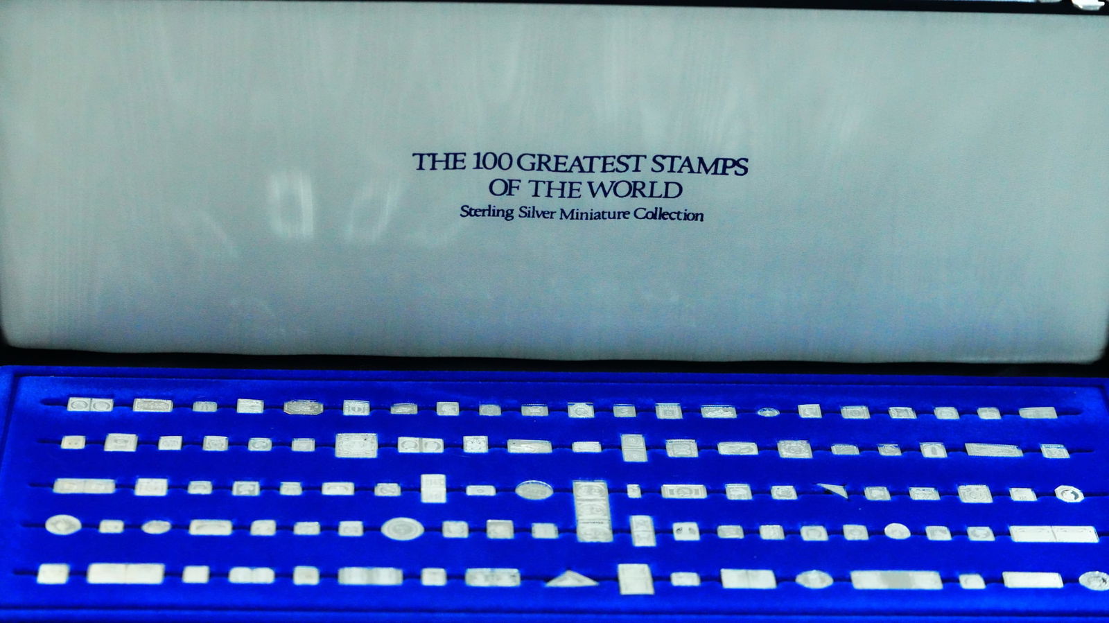 Franklin Mint 100 Stamps of the World Sterling Silver Set (1 of 6)