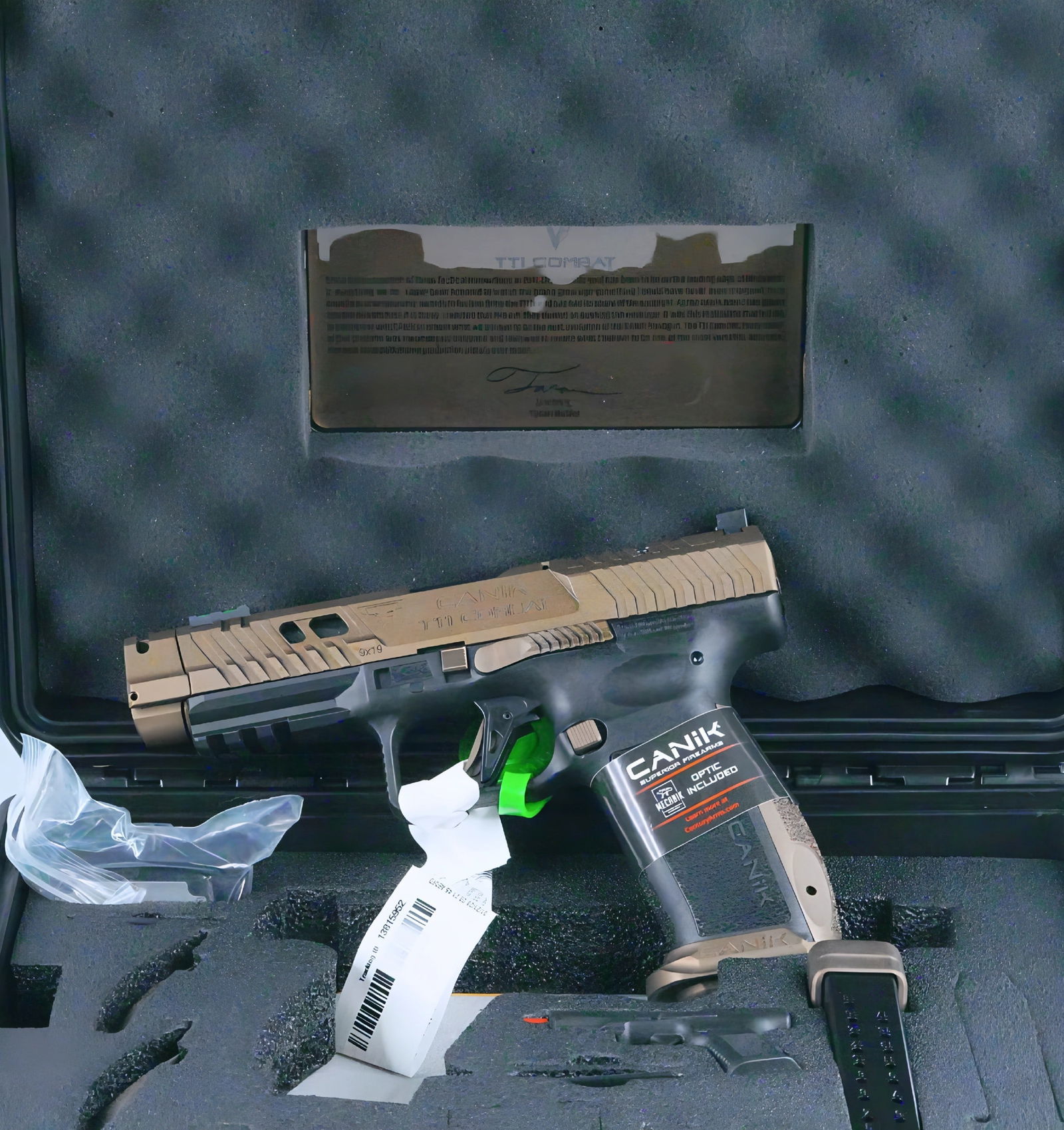 Canik TTI Combat Bronze Cerakote Pistol 9mm Bundle (1 of 10)