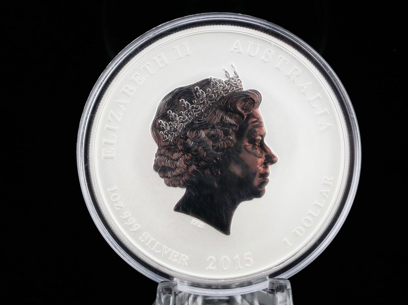 2015 Australia 1 Oz .999 Silver Year of the Goat Coin: 2015 Australia 1 Ounce .999 Fine Silver $1 Year of the Goat Coin - This attractive 2015 Australian Year of the Goat coin is struck in 1 troy ounce of .999 fine silver and was issued with a $1 face