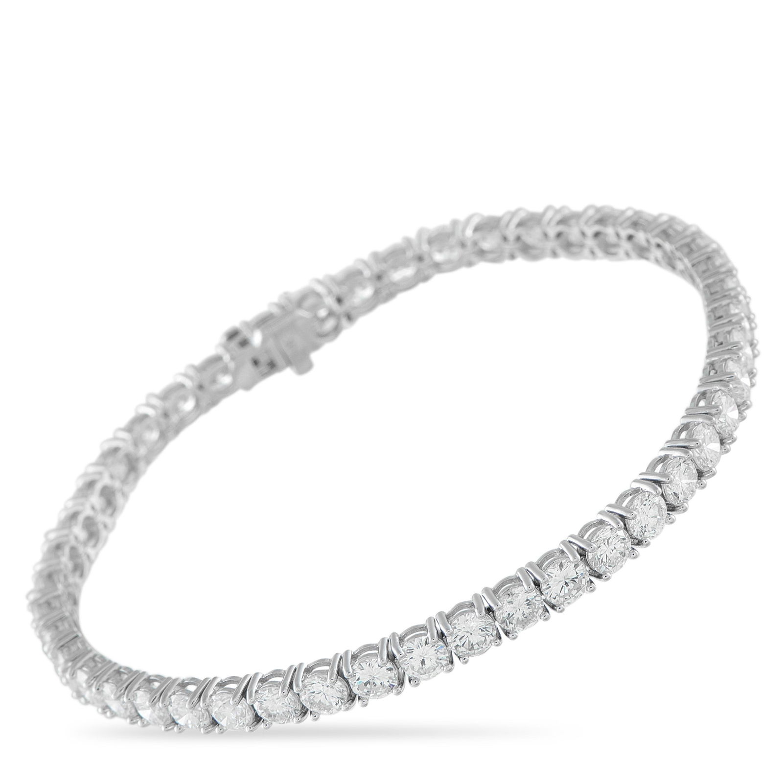 8.30ctw Diamond and 14K White Gold Tennis Bracelet (1 of 3)