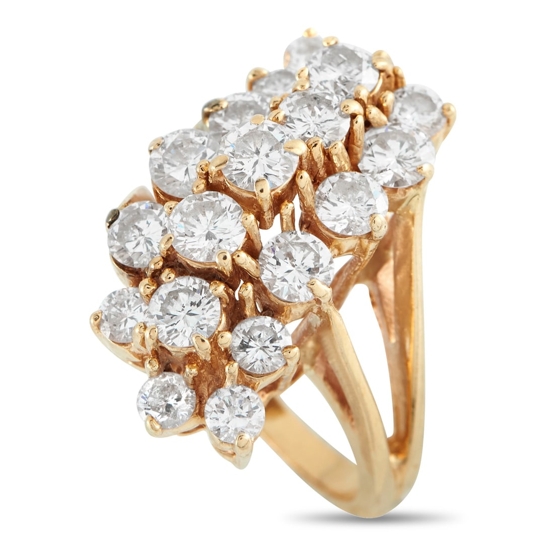 3.85ctw Diamond and 14K Rose Gold Ring (1 of 3)