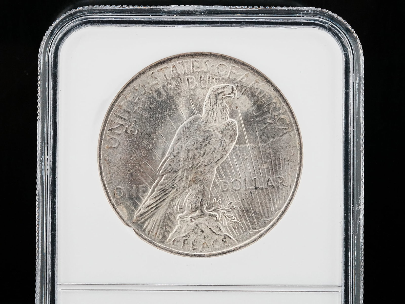 Binion Silver Hoard 1923 Silver Peace Dollar MS62 NGC - 3