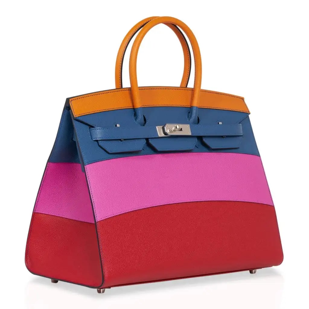 Hermes Limited Edition Sunset Rainbow Sellier Birkin 35 - 2