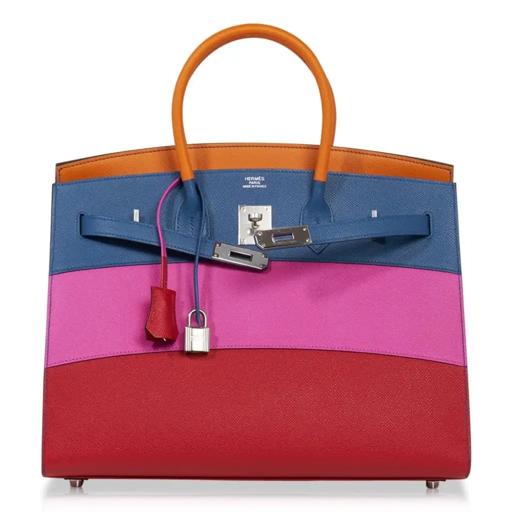 Hermes Limited Edition Sunset Rainbow Sellier Birkin 35 - 3
