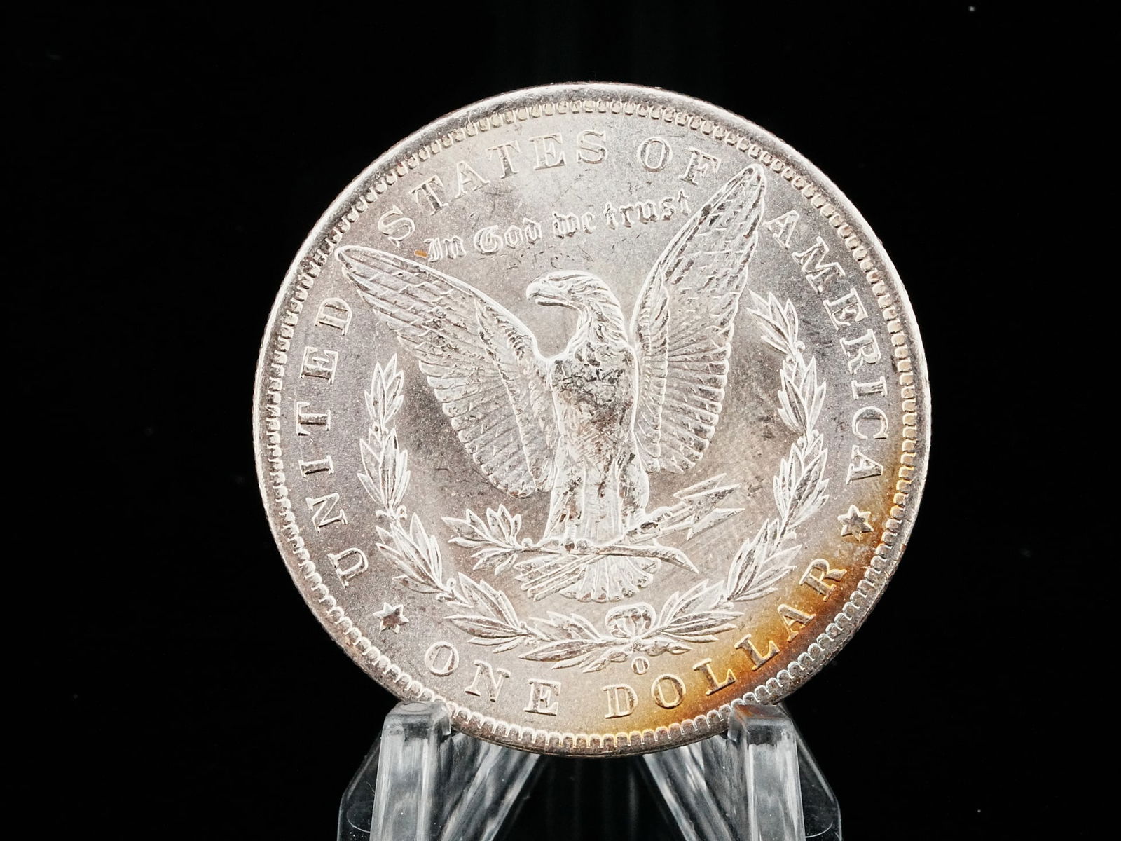 1885-O Morgan Silver Dollar 90% Solid Silver W/Toning - 2