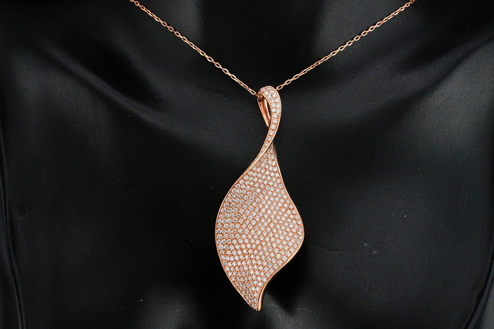 2.30ctw SI1-SI2/G-H Diamond and 14K Rose Gold Necklace (1 of 5)
