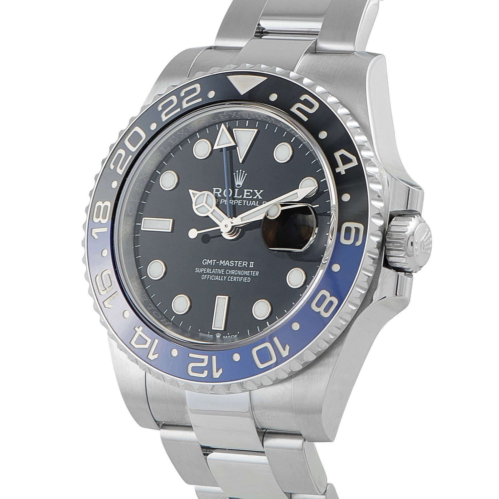 Rolex "Batman" GMT Master II 40mm Watch W/Box, Papers - 3