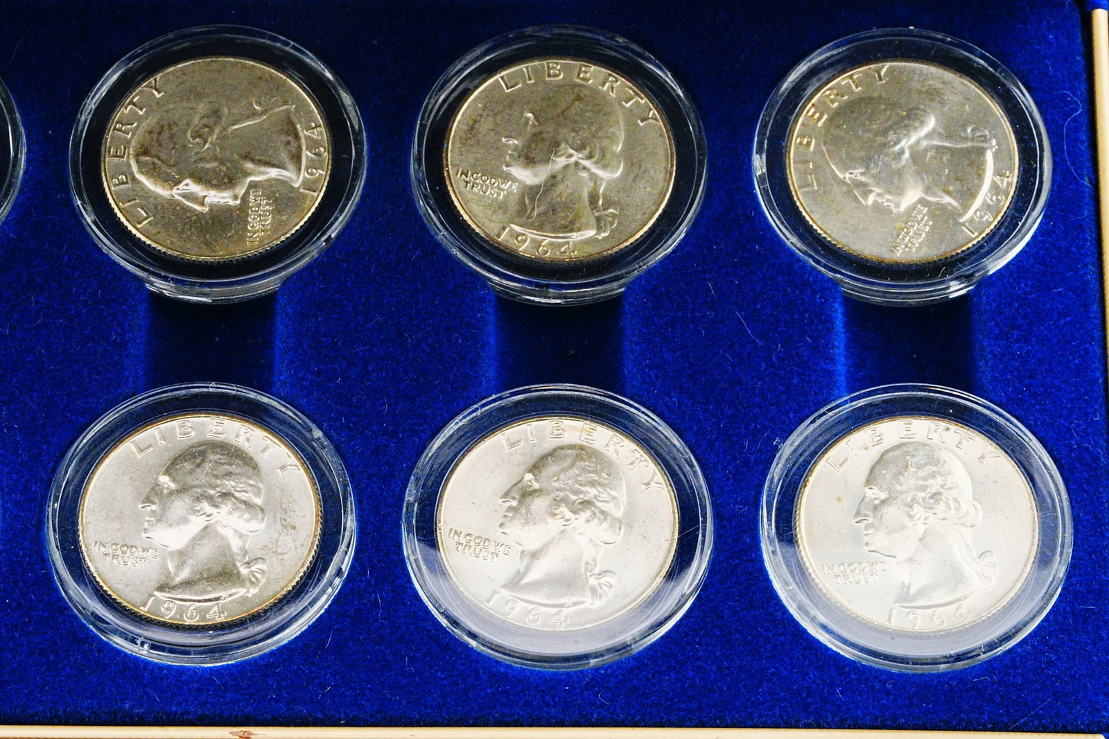 Binion Silver Hoard 1964-D Silver Quarters 10-Coin Set - 3