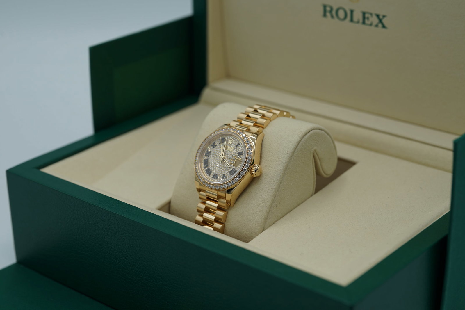 Rolex Lady Datejust 28mm Diamond Solid 18K Watch - 5