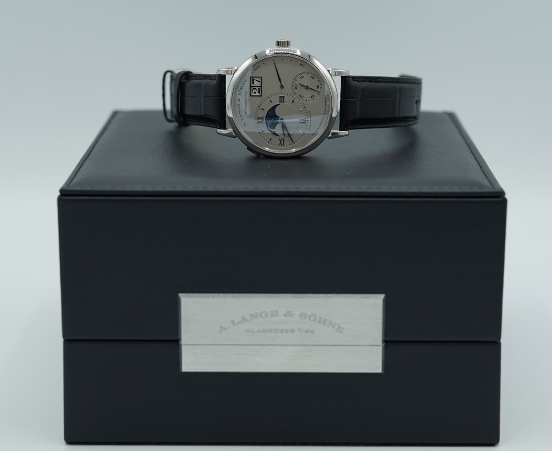 A. Lange & Sohne Grand Lange 1 Moon Phase Platinum Watch (1 of 14)