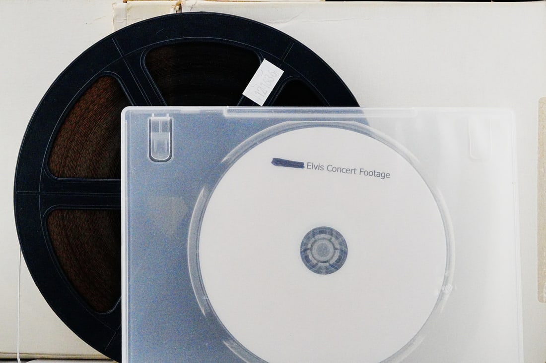 Elvis Presley Reel to Reel Concert Footage (3) Reels W/DVD (1 of 3)