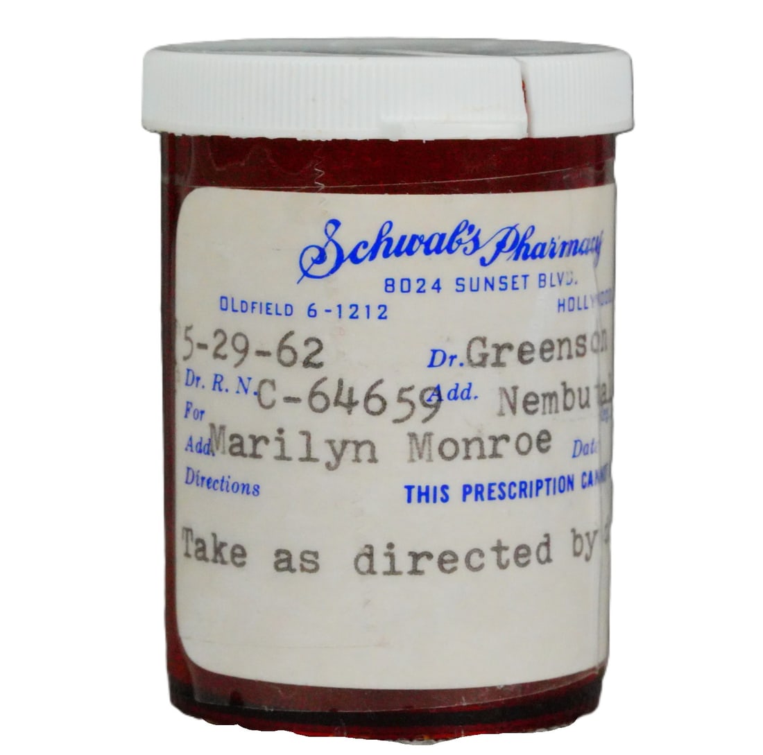 Marilyn Monroe May 1962 Nembutal Prescription Bottle (1 of 7)