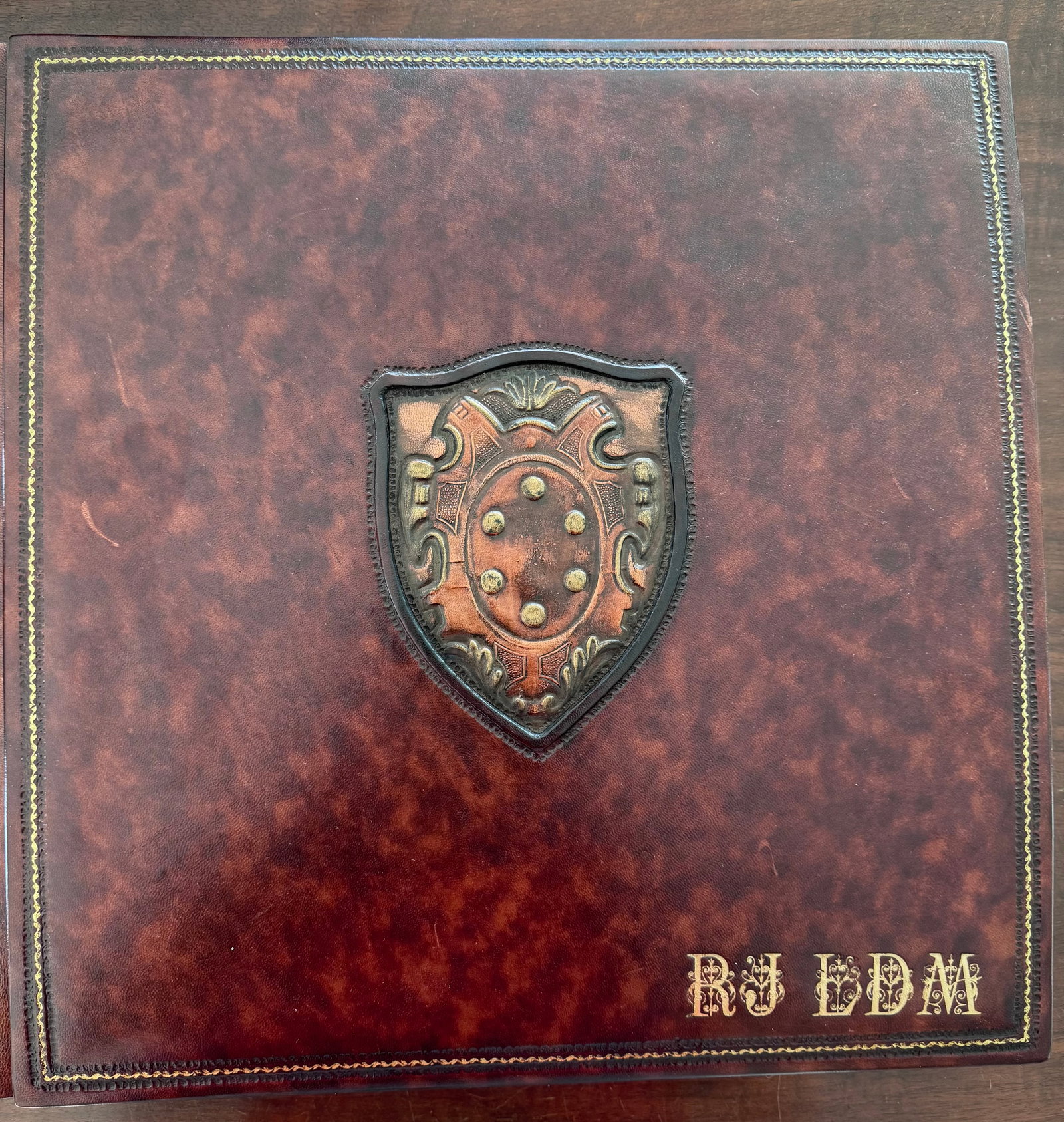 Medici Florence Royal Leather Photo Holder, One of a Kind (1 of 5)