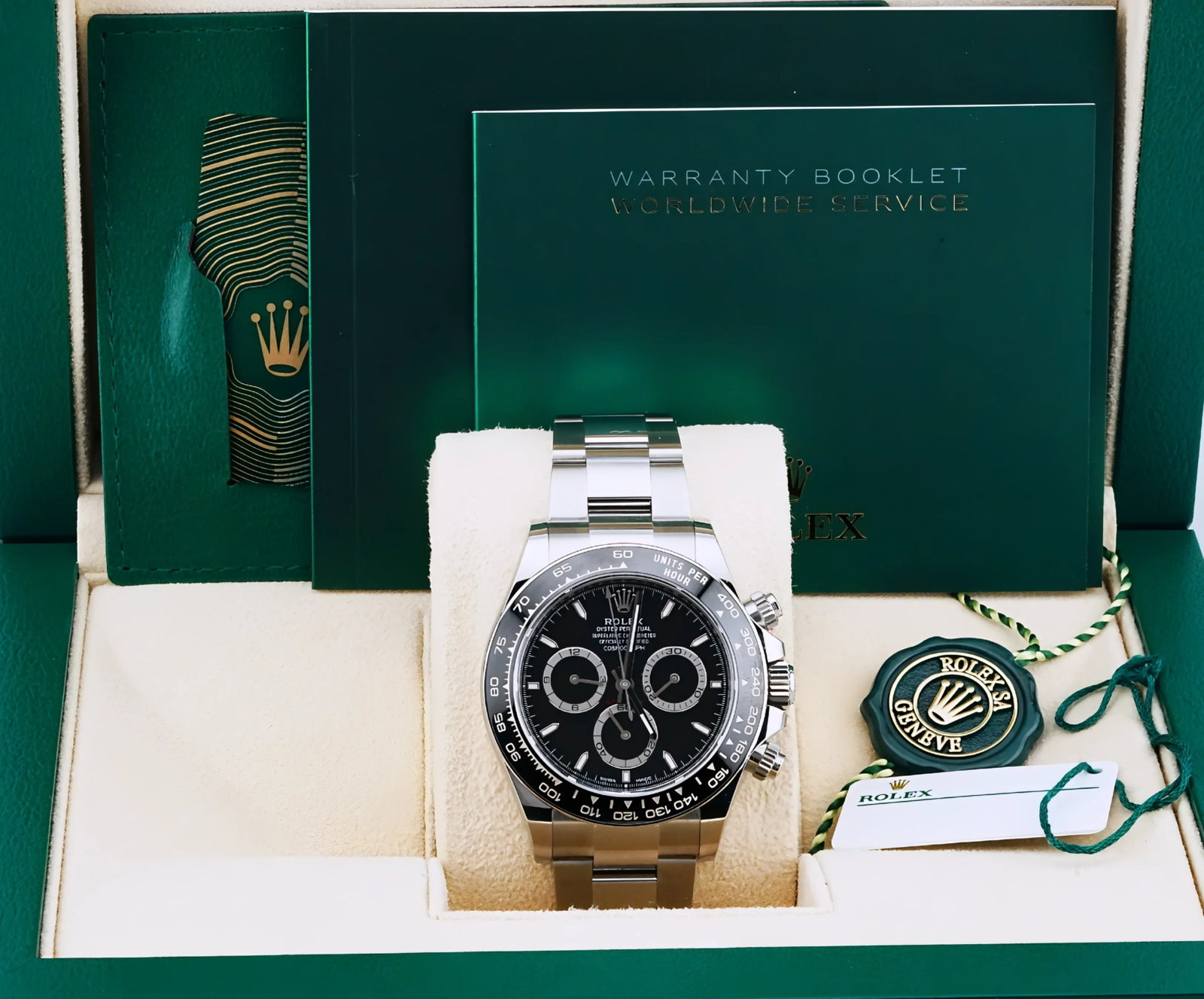 Rolex Daytona 40mm Stainless Steel Watch New Ref. 126500LN: Rolex Daytona NEW REF: 126500LN This impressive piece represents the latest evolution of one of the most iconic chronographs ever created. It is crafted in stainless steel. This model features a sleek
