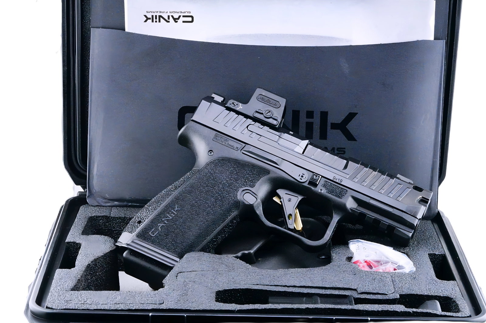 Canik Mete MC9 Prime 9mm W/Holosun RDS: The Canik Mete MC9 Prime 9mm Pistol is a compact, modern handgun designed for reliability, accuracy, and everyday practicality. Built on Canik's well-regarded Mete platform, the MC9 Prime offers excel