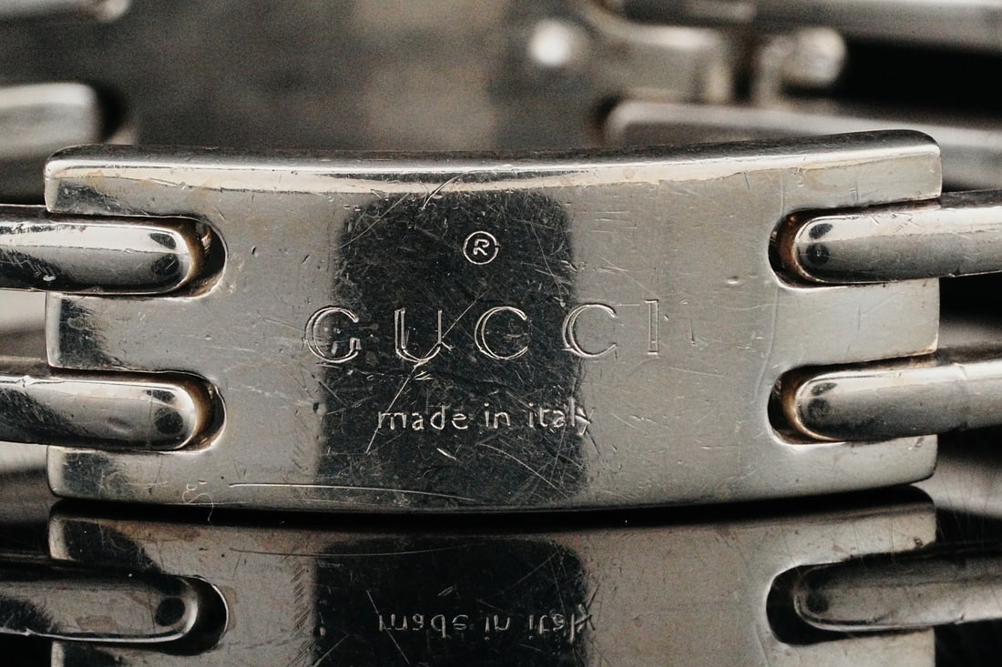 Gucci Solid Sterling Silver 8" Link Bracelet - 2