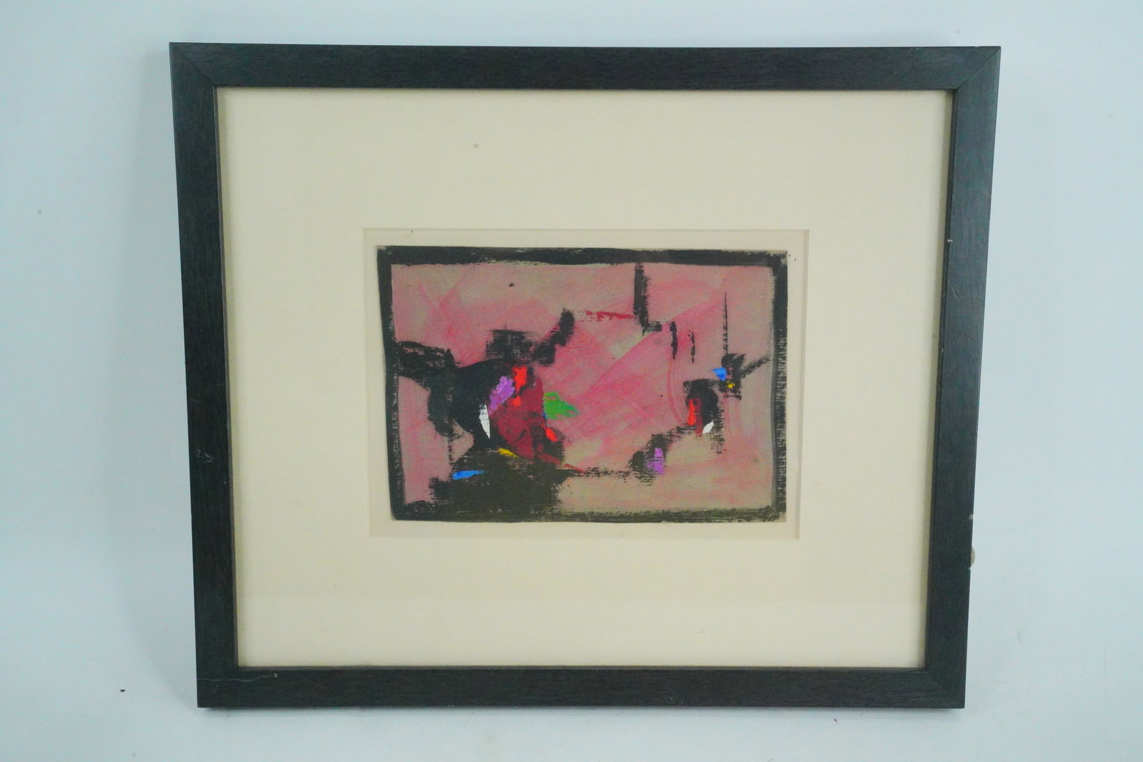 Abstract Modernist Composition Mixed Media on Paper (1 of 3)