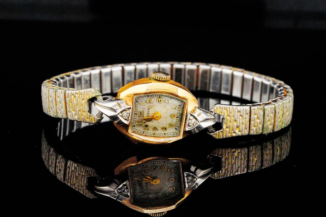 Frank Sinatra Bulova Wristwatch Gifted to Doris Svensson: Frank Sinatra Bulova 14K Gold and Stainless Steel Wristwatch Gifted to Swedish Pop Singer Doris Svensson - An exceptional and highly personal presentation timepiece, this elegant wristwatch by Bulova 
