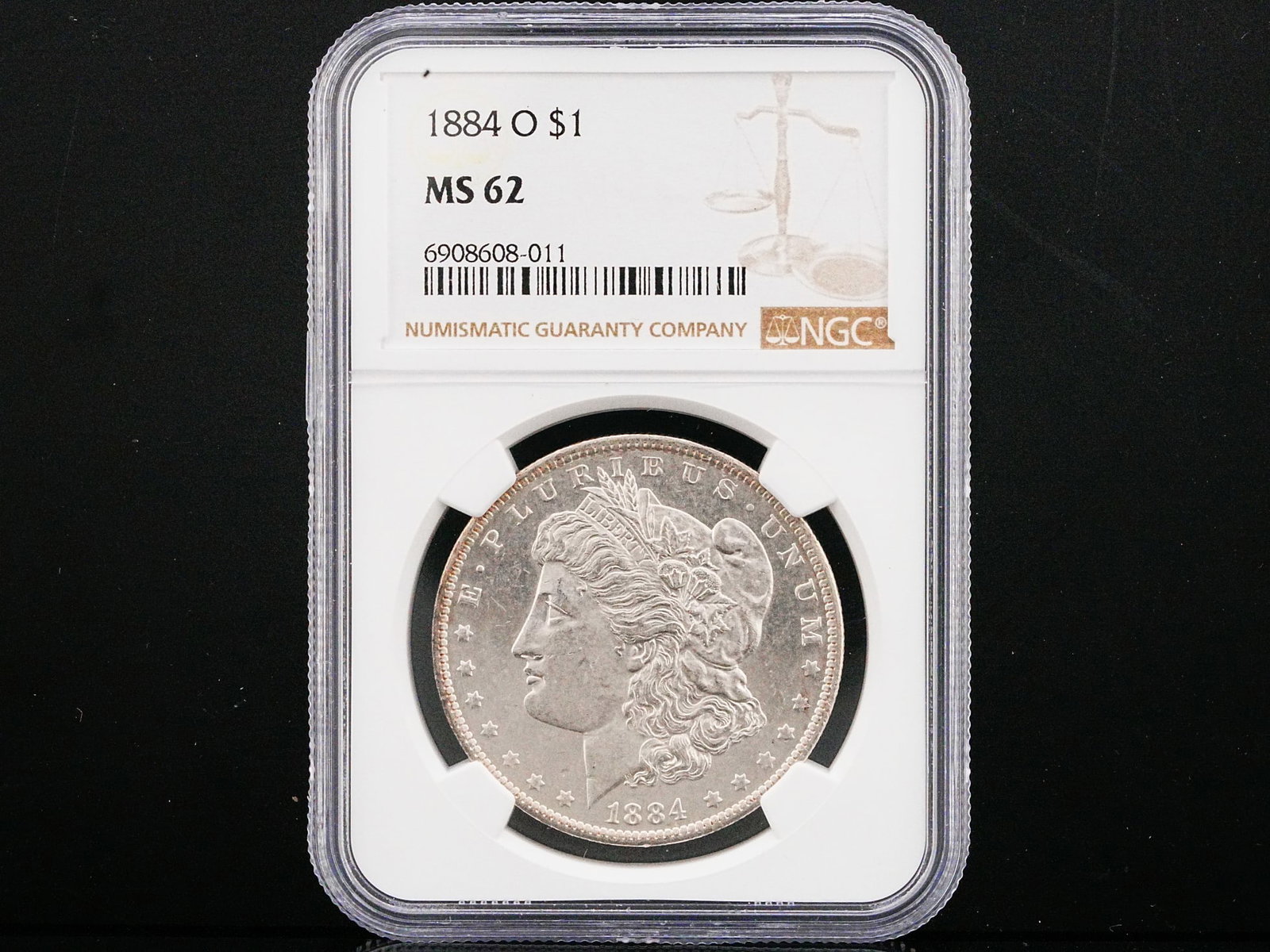 1884-O Morgan Silver Dollar NGC MS62 (1 of 3)