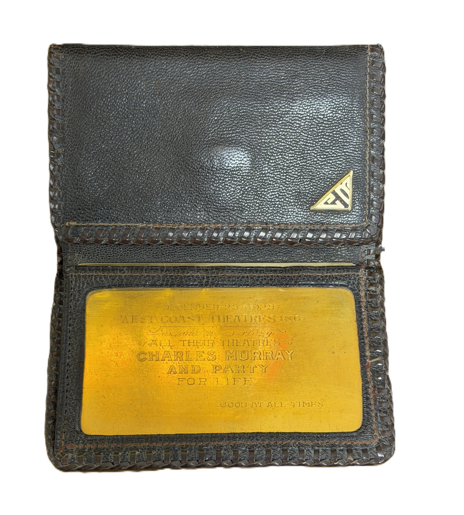Charles Murray (Wizard of Oz 1925) Solid 14K Gold Theater Card (1 of 4)