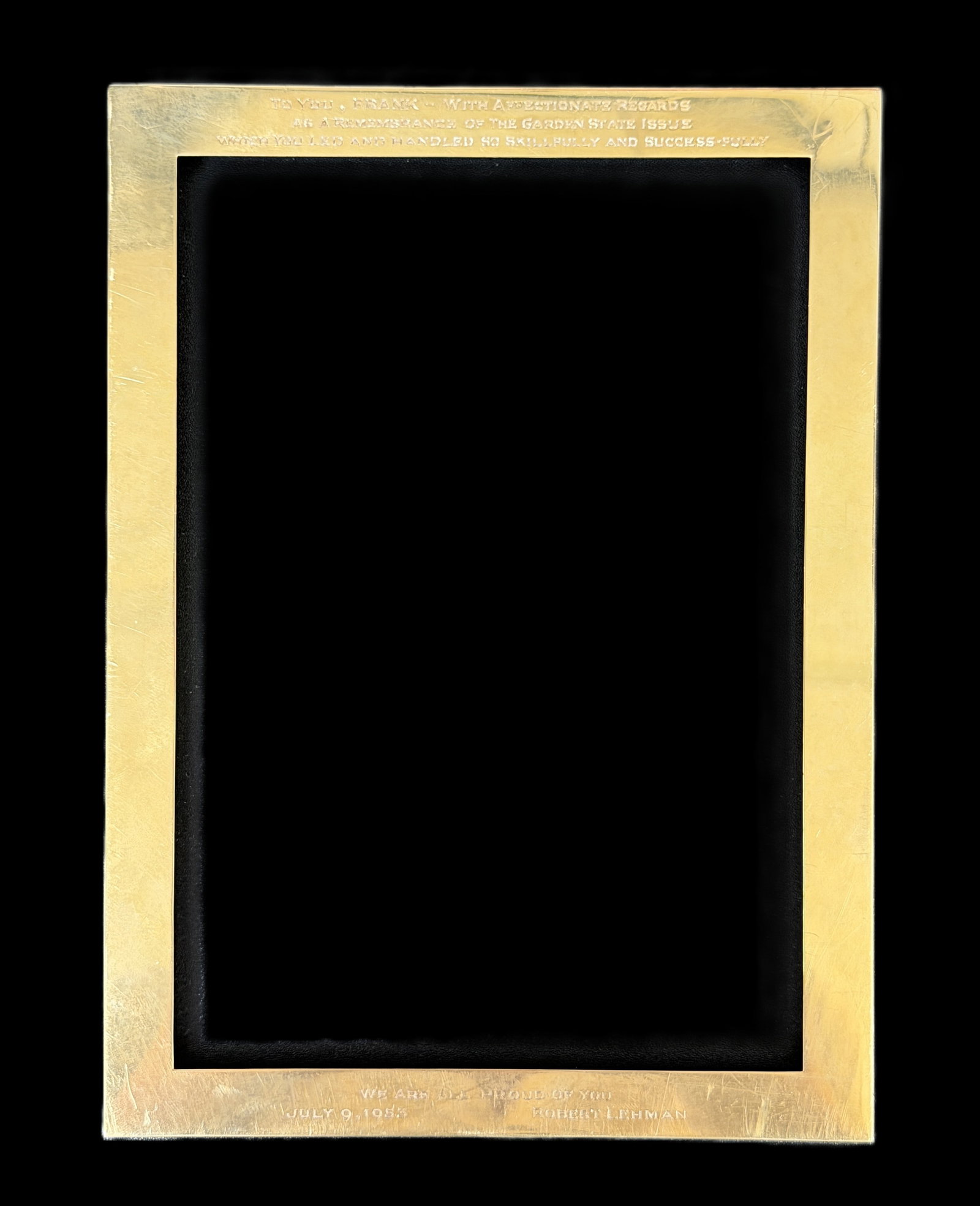 Cartier Vintage 14K Gold Picture Frame Gifted by Robert Lehman (1 of 5)