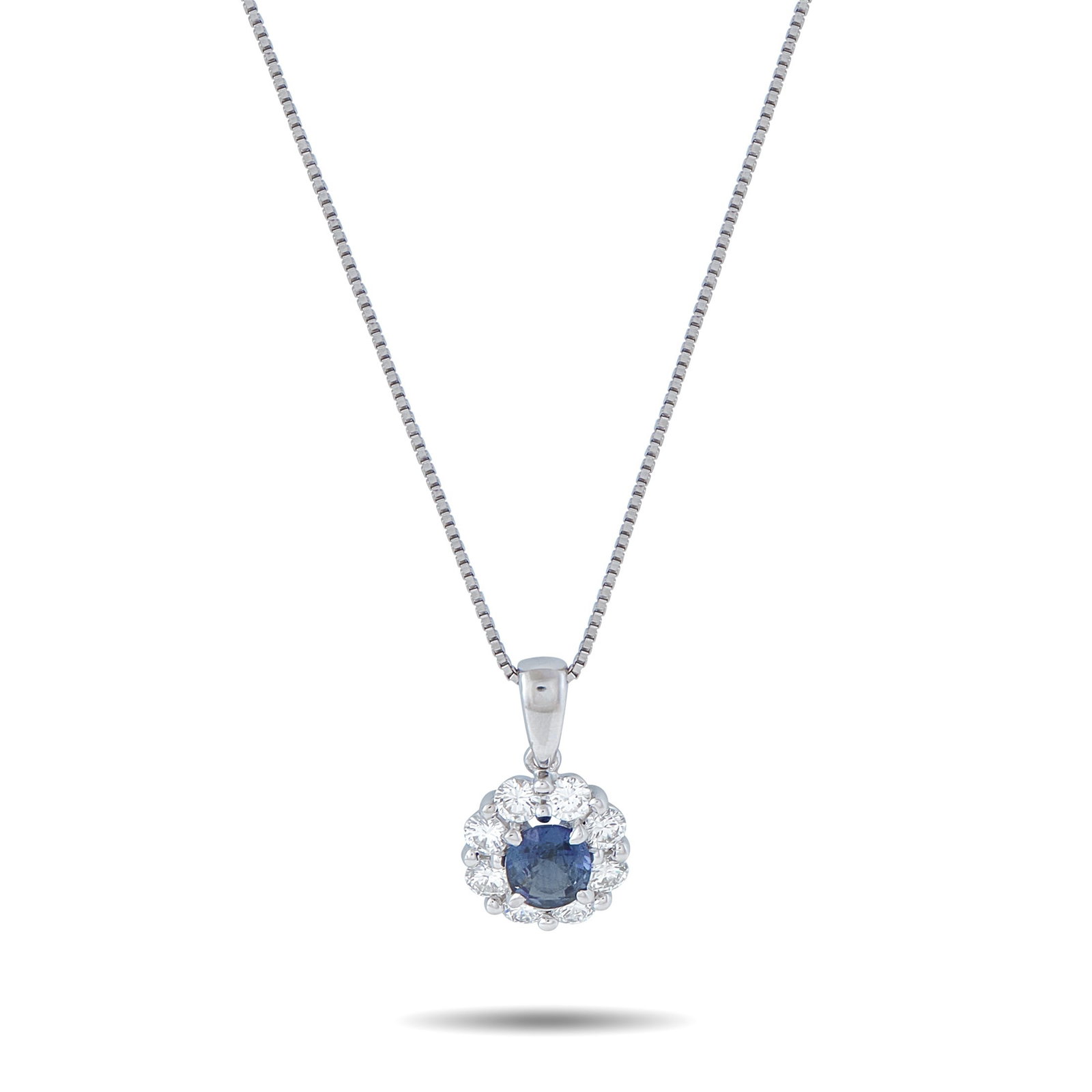 Platinum, 0.80ct Color Change Garnet, Diamond Necklace: Estate 0.80ct Color Change Garnet, 0.65ctw Diamond and Platinum 23" Pendant Necklace - This elegant pendant necklace showcases a rare gemstone in a timelessly sophisticated setting. At the center, a 0
