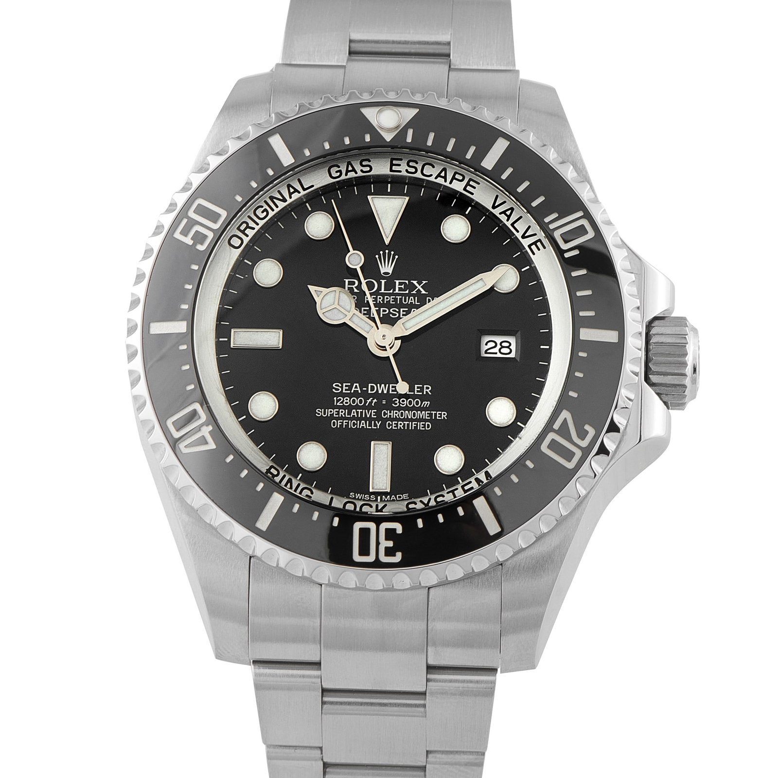 Rolex Deepsea Sea-Dweller 44mm Stainless Steel Watch: Rolex Deepsea Sea-Dweller 44mm Stainless Steel Watch Ref. 116660 W/Box and Papers - Engineered for the most extreme underwater environments, the Rolex Deepsea Sea-Dweller reference 116660 stands as on