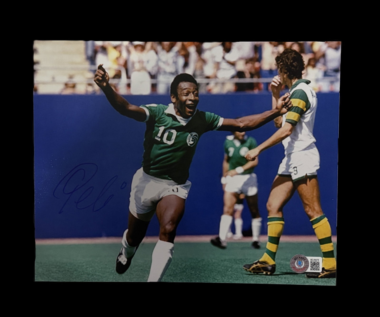 Pele Signed New York Cosmos Photo W/BAS Authentication (1 of 4)