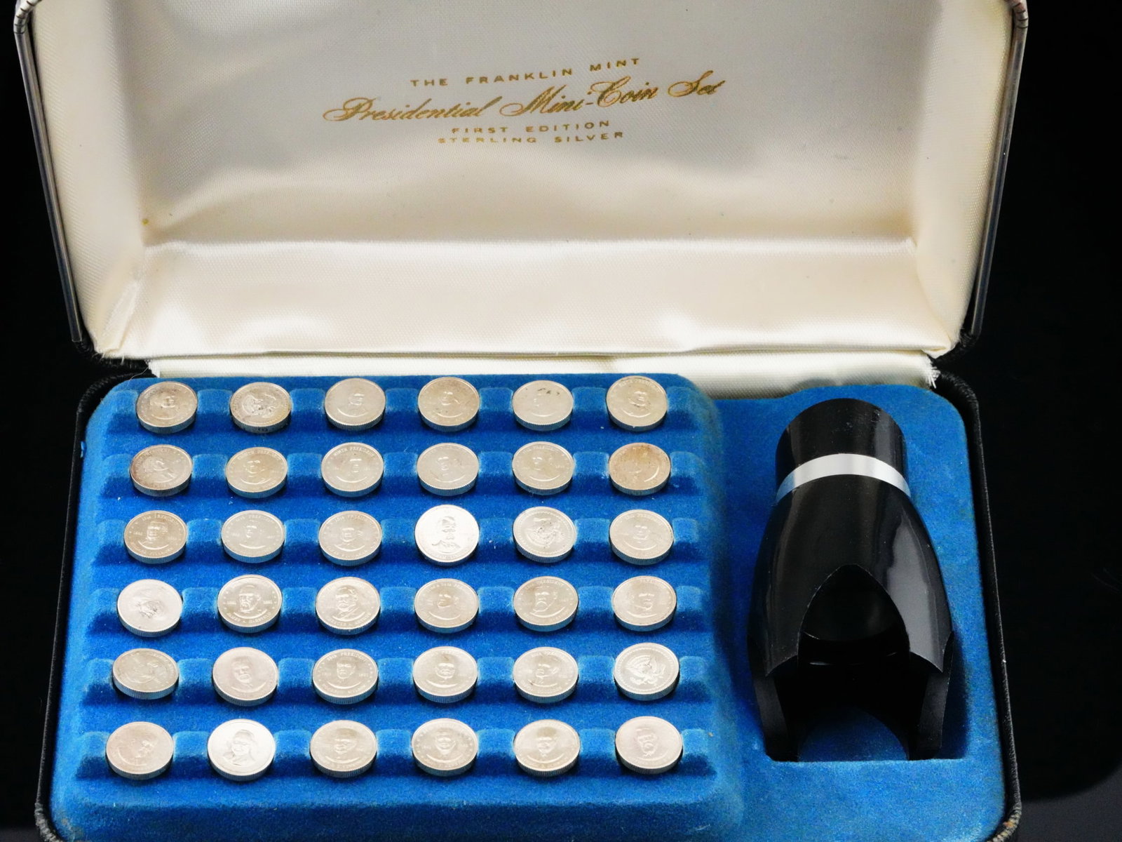 Franklin Mint 36 Gram Sterling Silver Mini Coin Set (1 of 3)