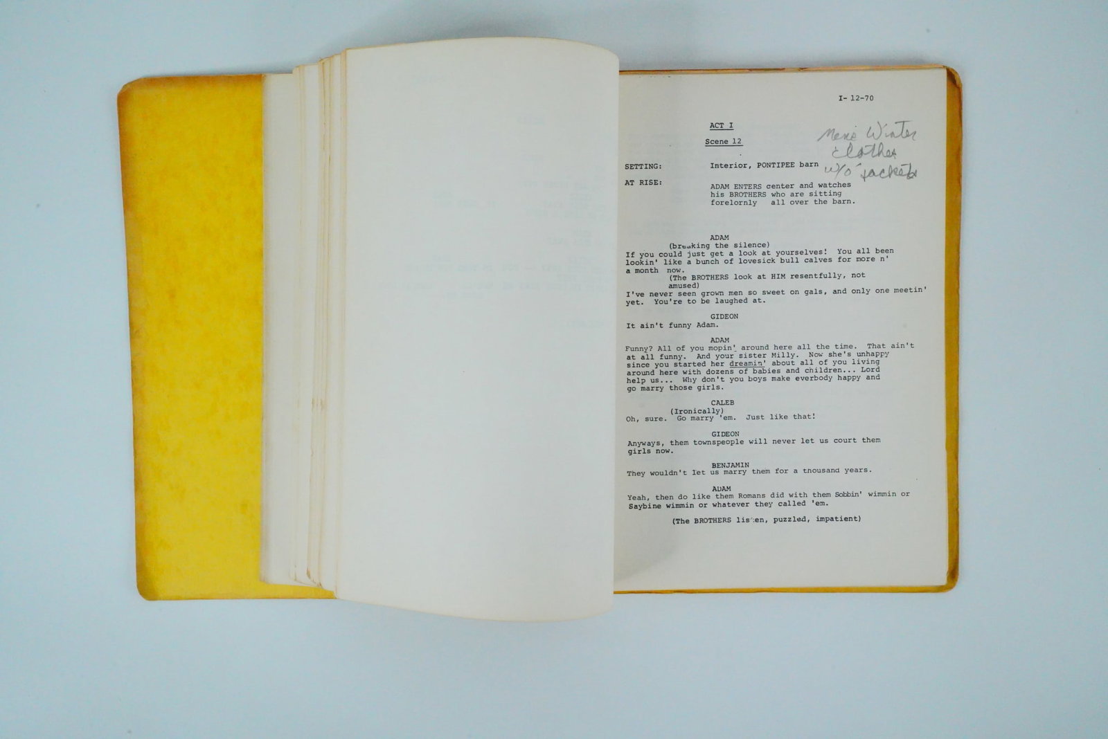 Seven Brides for Seven Brothers (1981) Script - 8
