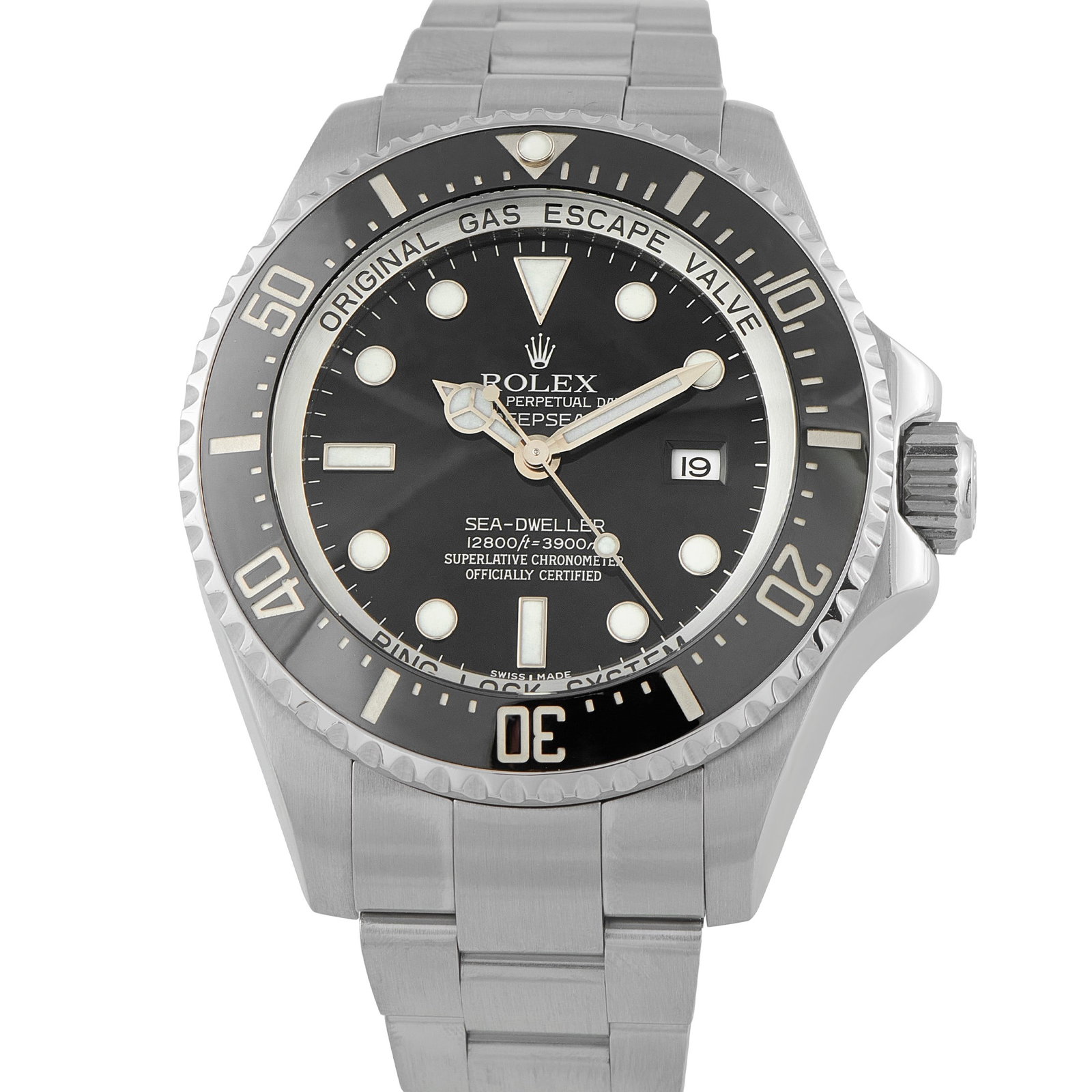 Rolex Sea-Dweller Deepsea 44mm Steel Watch Ref. 116660: Rolex Sea-Dweller Deepsea 44mm Stainless Steel Watch Ref. 116660 - An uncompromising professional dive watch engineered for extraordinary underwater depths, this Rolex Sea-Dweller Deepsea ref. 116660 