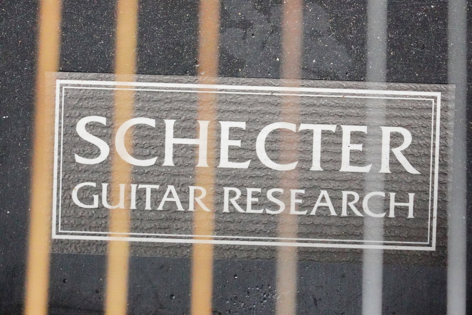 The Cure Robert Smith Prototype Schecter Guitar - 9