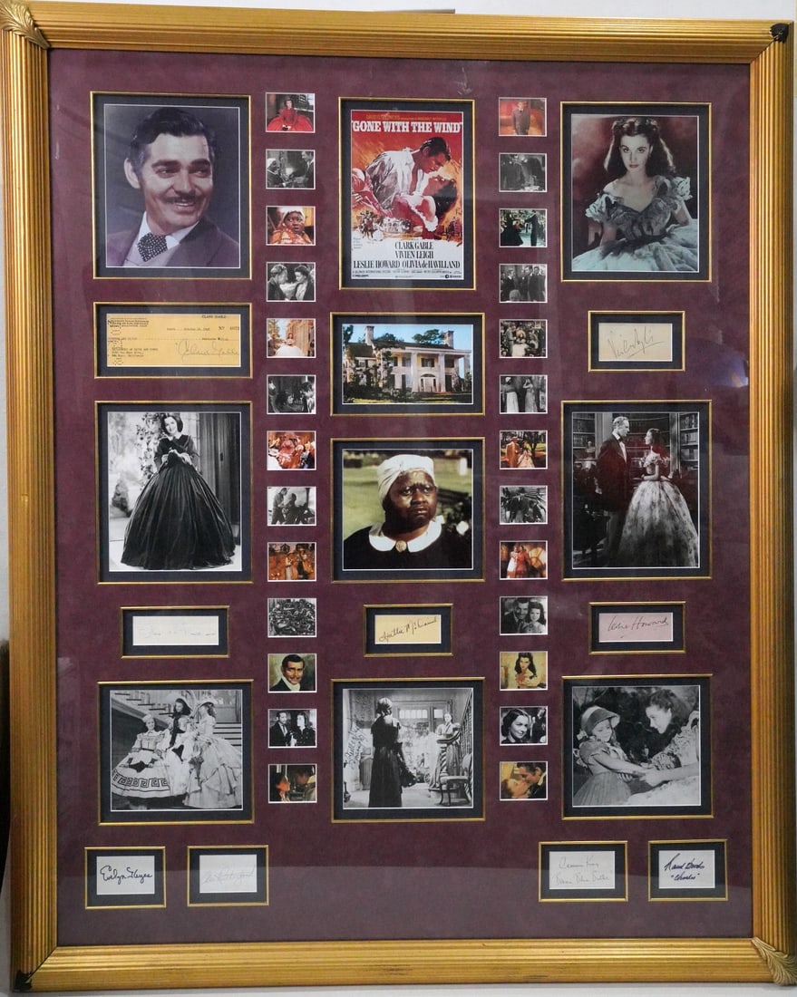 Gone With The Wind Cast Signature and Photo Display (1 of 20)