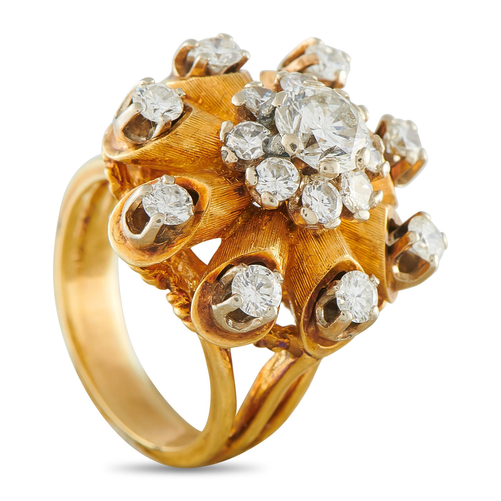 2.00ctw Diamond and 14K Yellow Gold Ring (1 of 4)