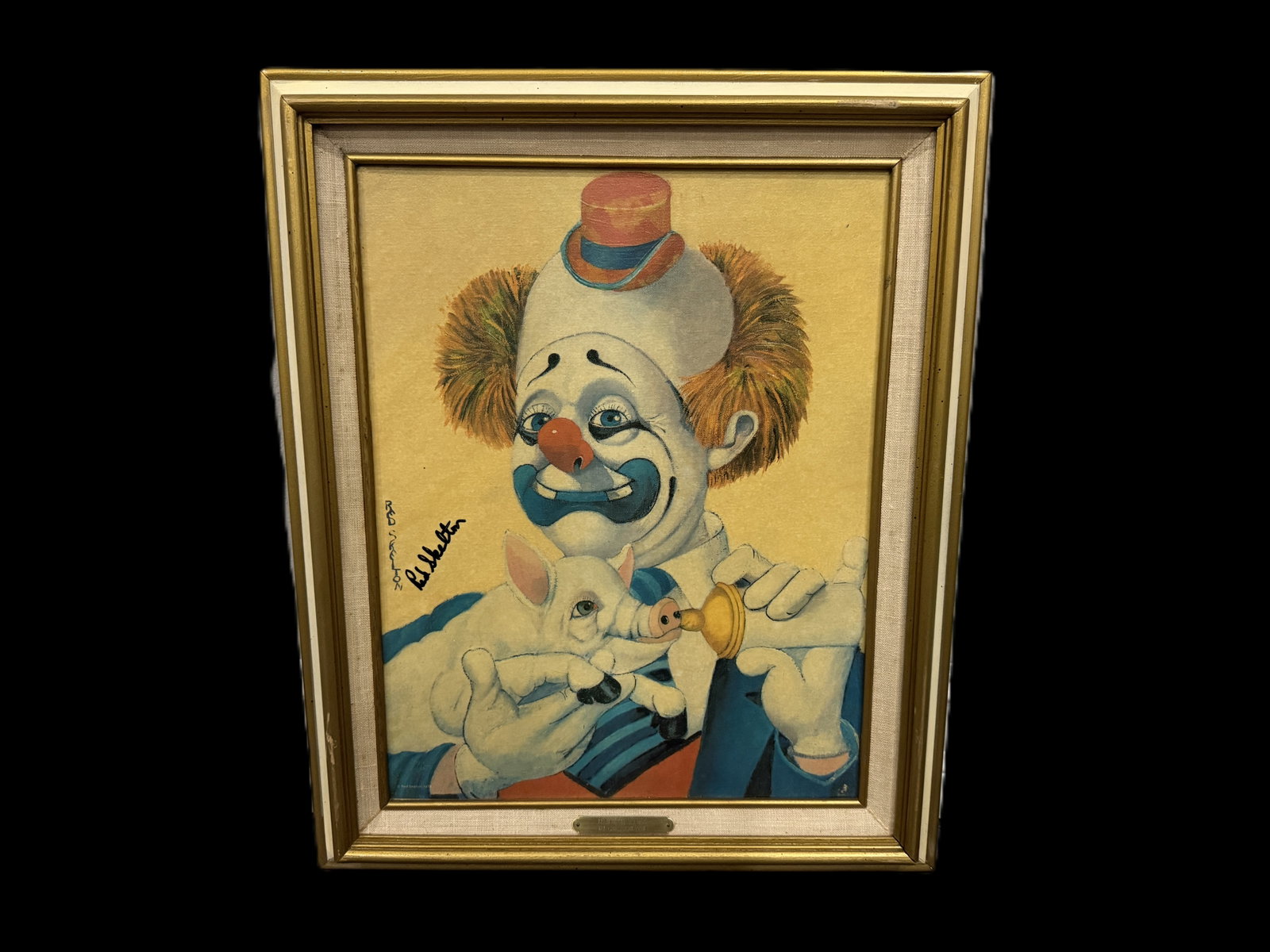Red Skelton "Dinner Time" Signed Canvas #127/5000 (1 of 5)