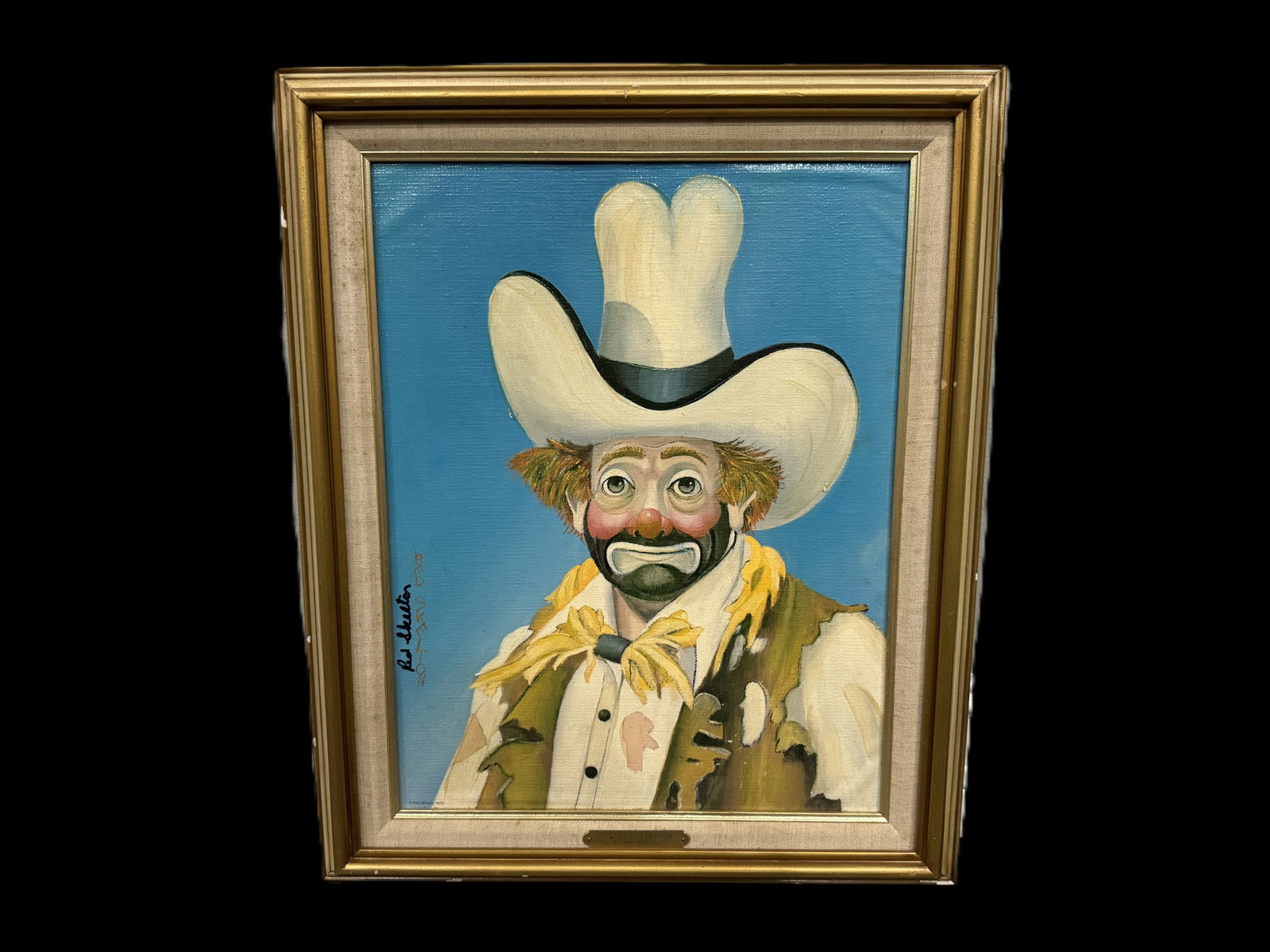 Red Skelton "The New Stetson" Signed Canvas #235/5000 (1 of 6)