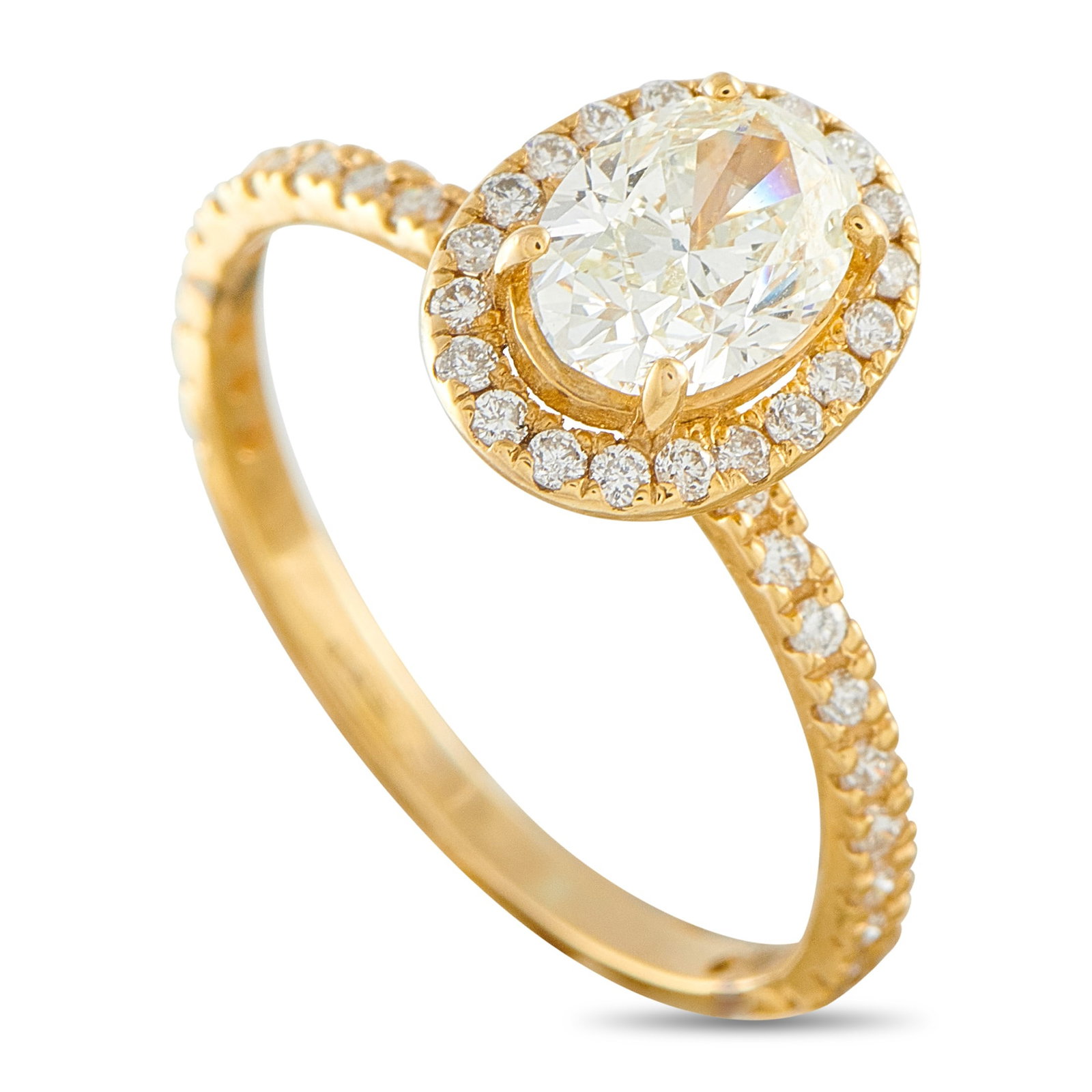 1.20ctw SI1-SI2/H-I Diamond and 14K Yellow Gold Ring (1 of 3)