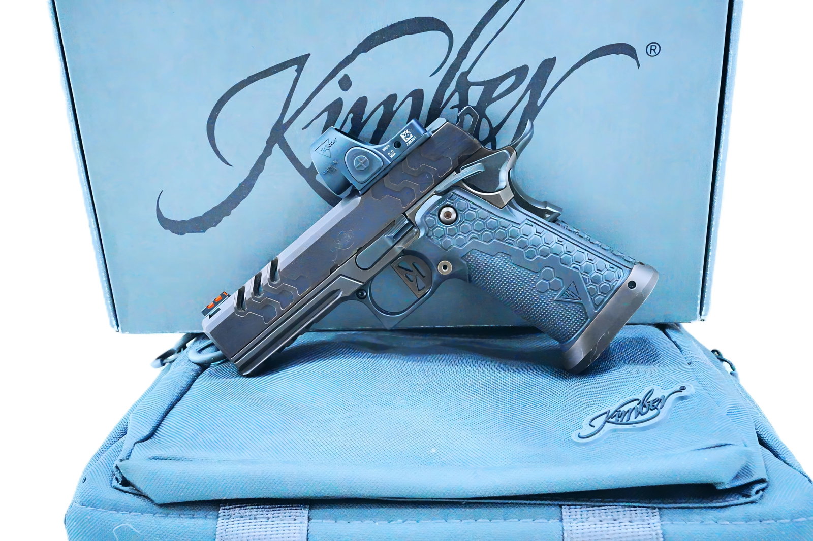 Kimber 2K11 9mm Bronze W/Trijicon SRO Red Dot: The Kimber 2K11 Bronze Tri-Top Slide Pistol is a premium modern double-stack 1911 platform built with Kimber's renowned craftsmanship and performance. Chambered in 9mm and featuring a 4.25-inch barrel