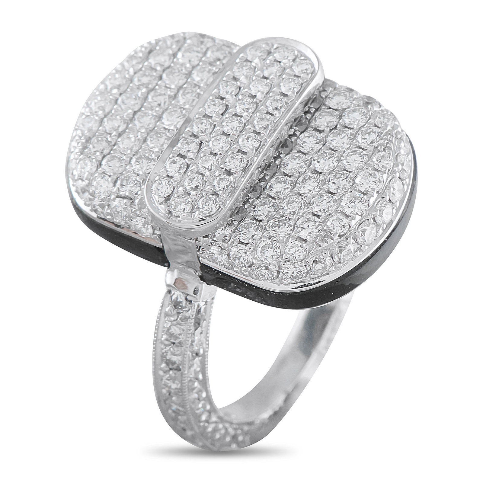 1.30ctw Diamond and Platinum Ring - 3
