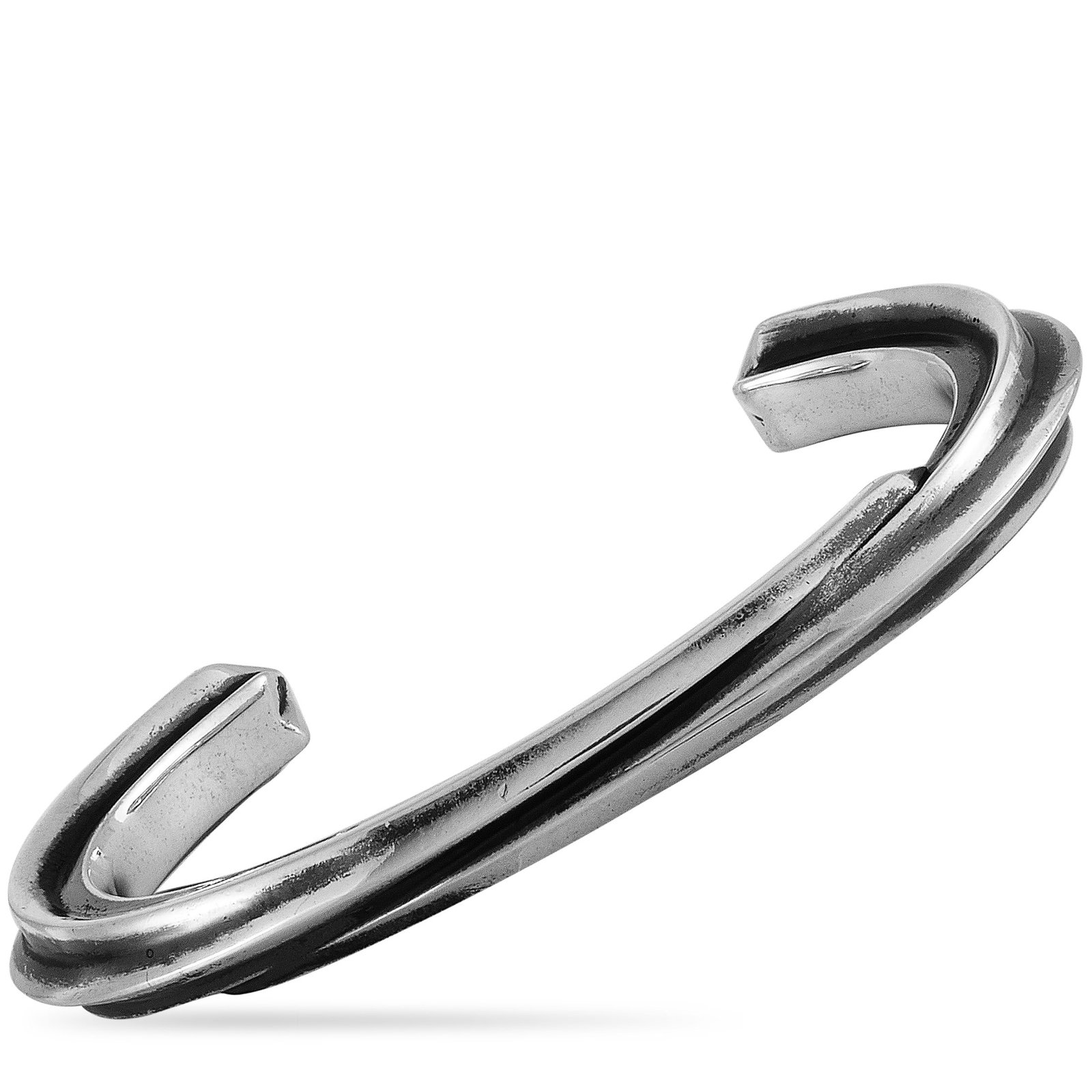 King Baby Sterling Silver Shooting Star Cuff Bracelet: King Baby Solid Sterling Silver Shooting Star Cuff Bracelet W/Box - Bold and unmistakably contemporary, this King Baby cuff bracelet makes a striking statement. Expertly crafted from solid Sterling Si