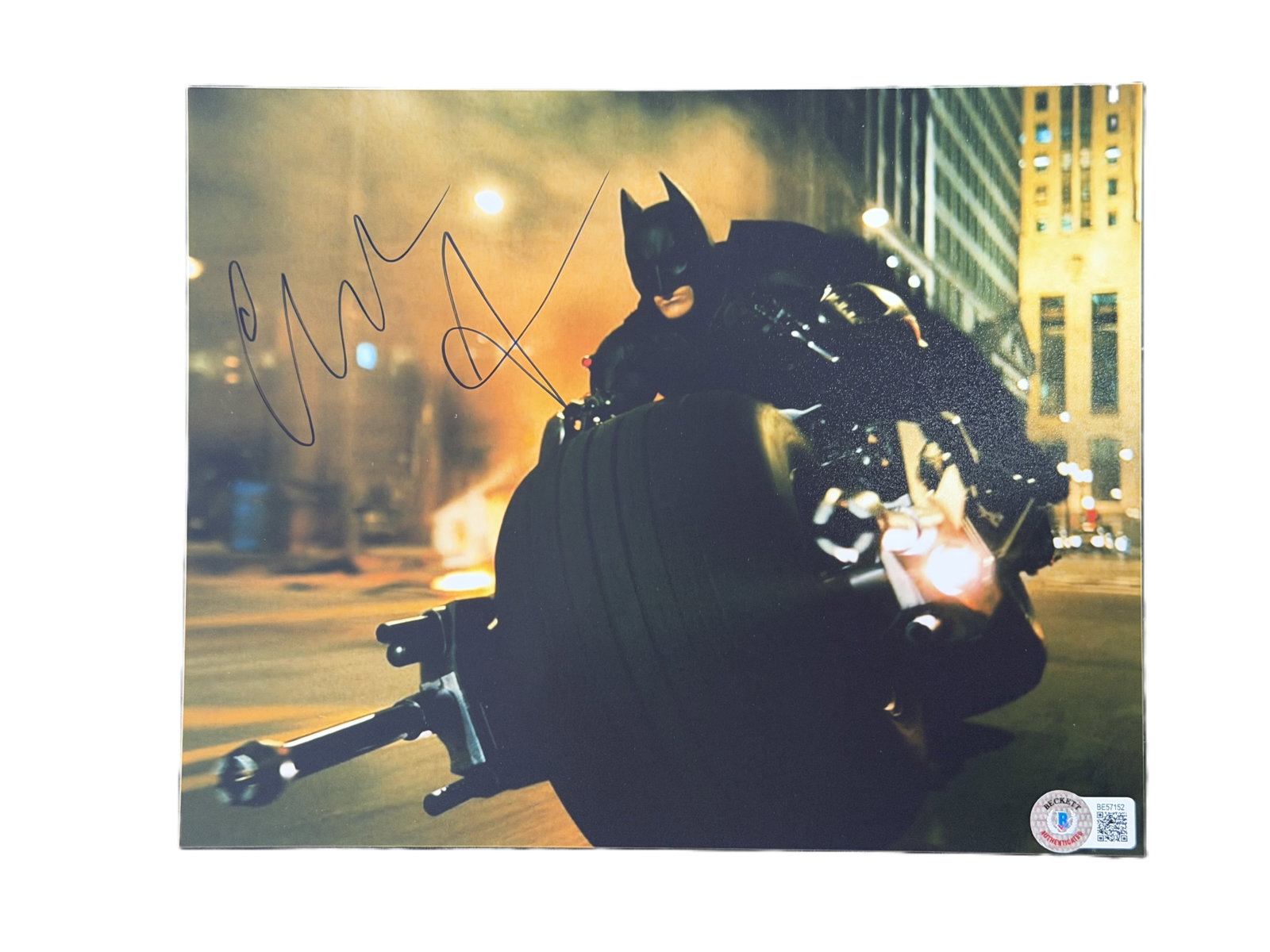 Christian Bale Signed 8 x 10-Inch Batman Photo (Beckett) (1 of 4)