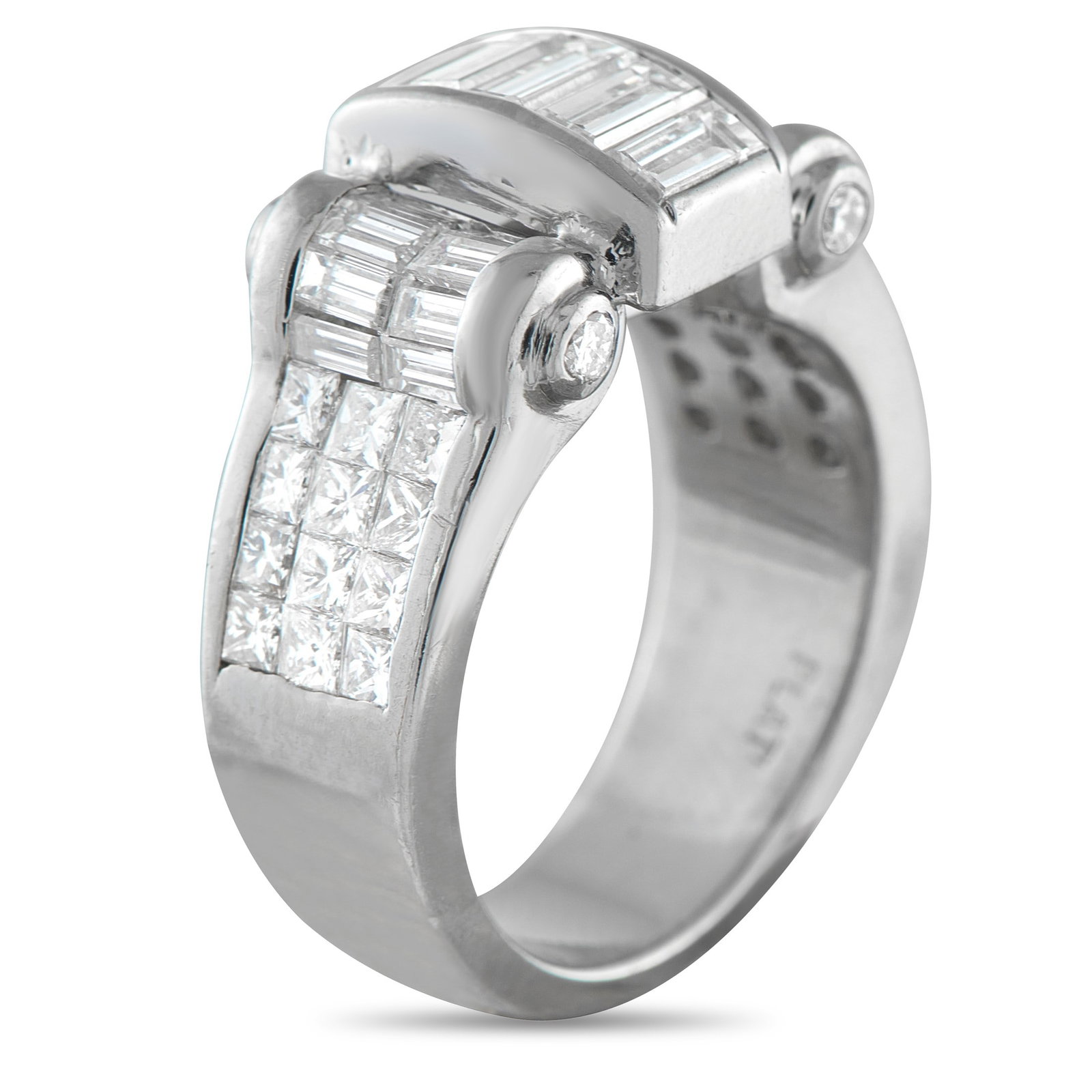 2.75ctw Diamond and Platinum Ring - 3