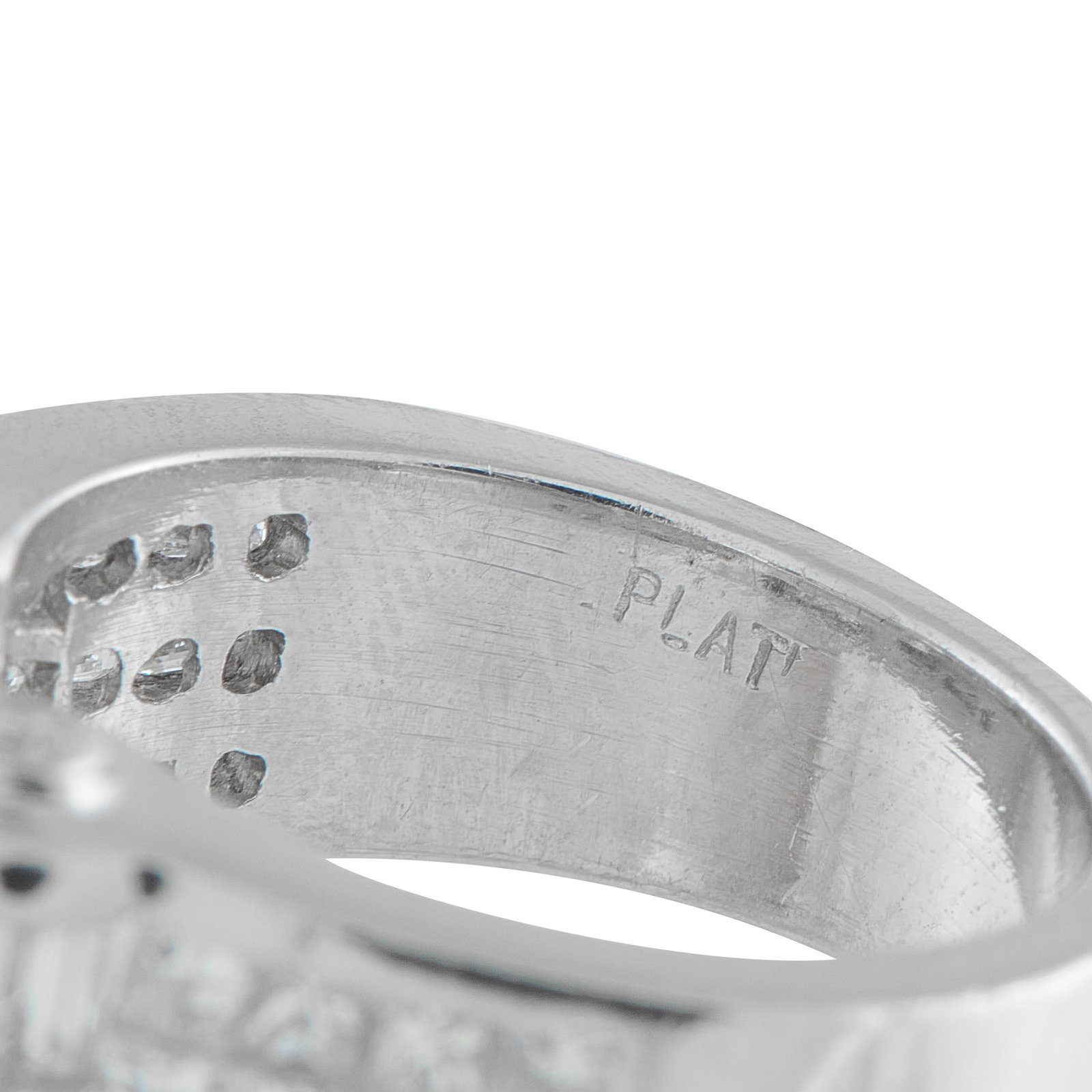 2.75ctw Diamond and Platinum Ring - 4
