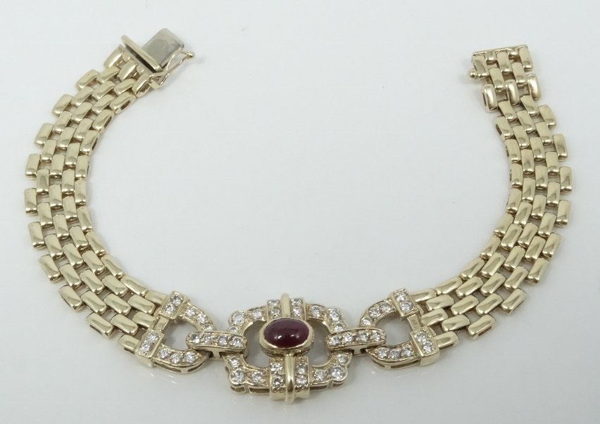 SOLID 14K Yellow Gold, 1.60CTW Genuine diamond & 0.75CT (1 of 3)