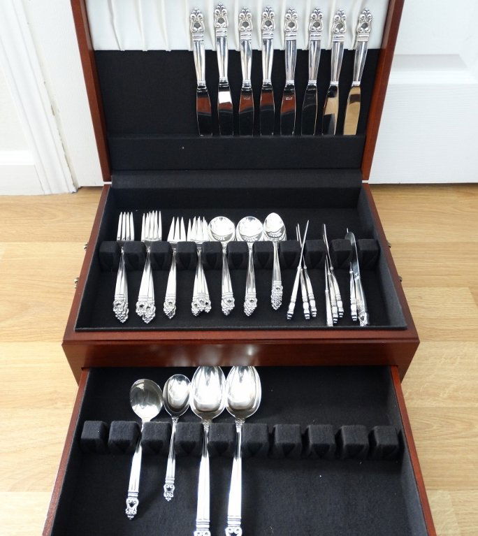 International Sterling "Royal Danish" SOLID Sterling (1 of 8)