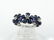 1.50CTW Genuine Blue Sapphire & Solid 18K White Gold - 2