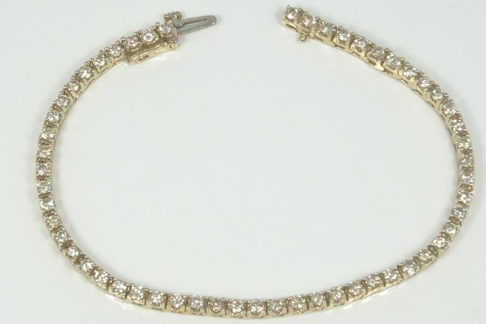 1.70CTW Genuine SI1-SI2/G-J Diamond & Solid 14K Yellow (1 of 4)