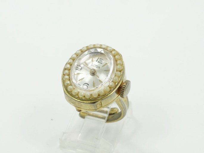 Sutton Swiss Made Wind Up Watch Ring *Working* (1 of 4)