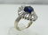 2.00CTW Diam./2.00CT Blue Sapphire/14K Ring *NICE* - 3