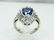 2.00CTW Diam./2.00CT Blue Sapphire/14K Ring *NICE* - 4